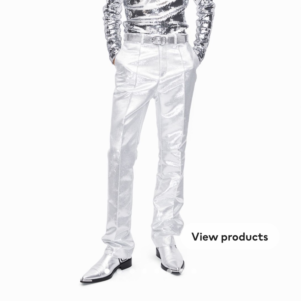 Rabanne X H&M Silver Pants